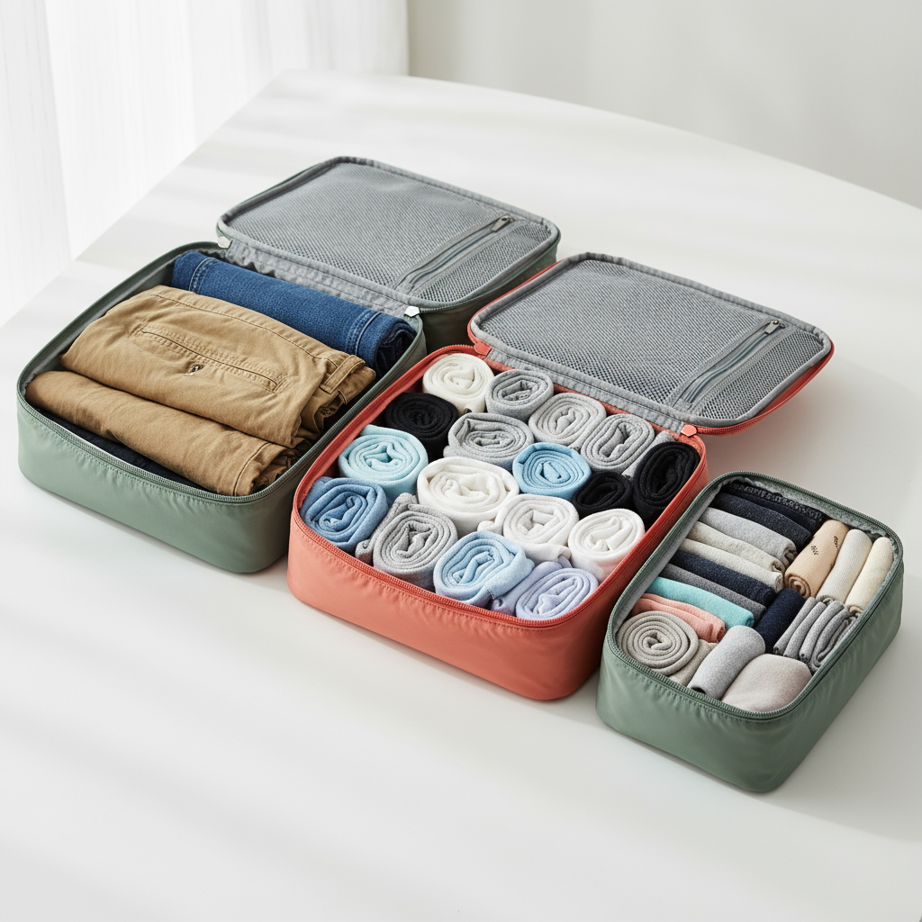 Packing cube organization system